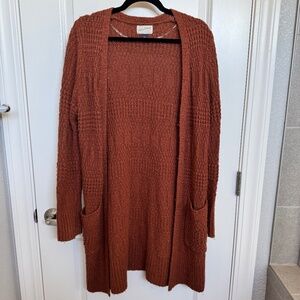 Universal Thread Burnt Orange Sweater Cardigan